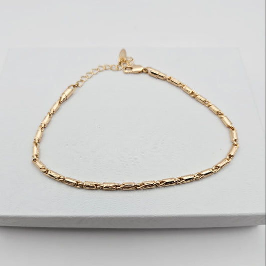 Tobillera Color 18k xp 23cm