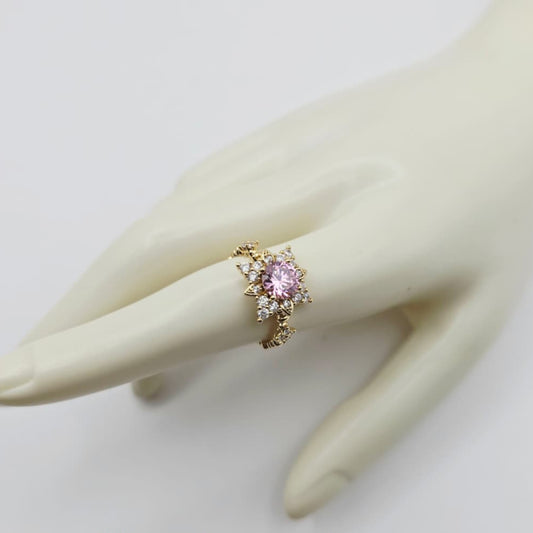 Anillo Dorado y Rosado xp