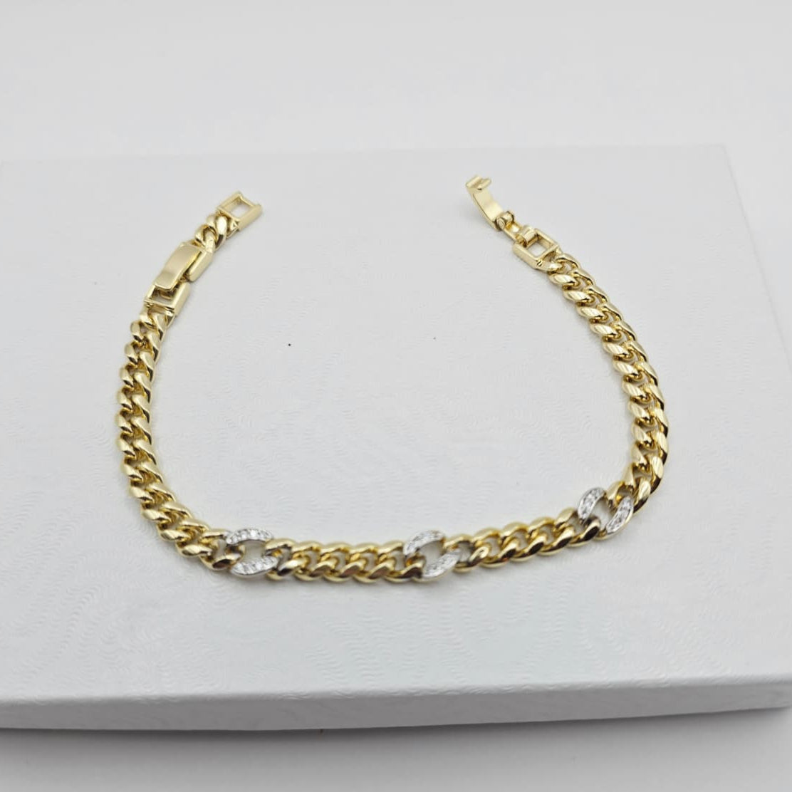 Pulsera Cubana Brillos xp