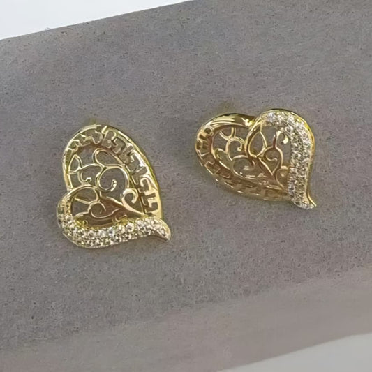 Aretes Corazón