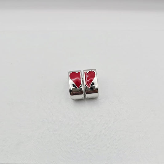 Arracadas Corazón Rojo xp