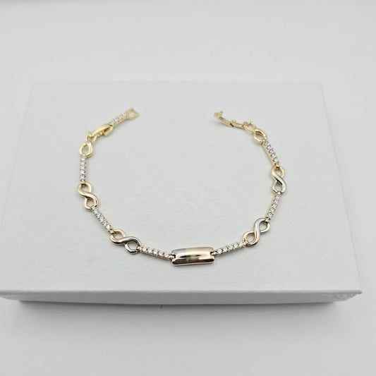 Pulsera Infinitos 3 Oros xp