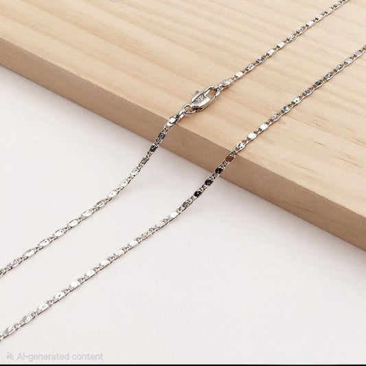 Cadena Plateada xp 18"