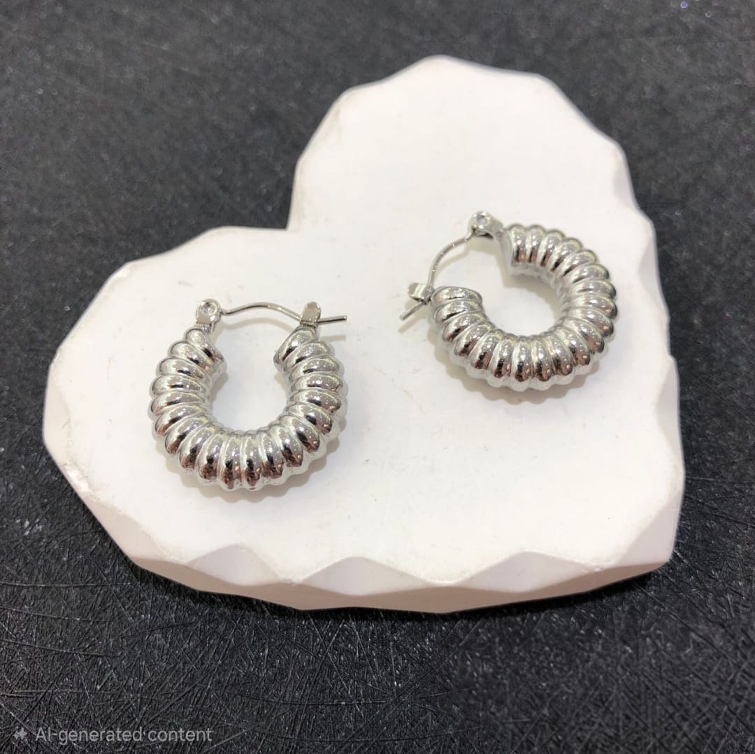 Arracadas Plateadas Pequeñas xp