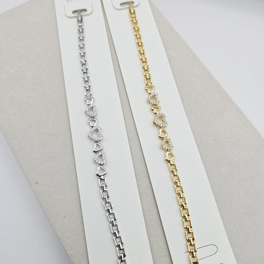 Pulsera Corazones xp