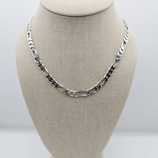 Cadena Fígaro Plateada xp