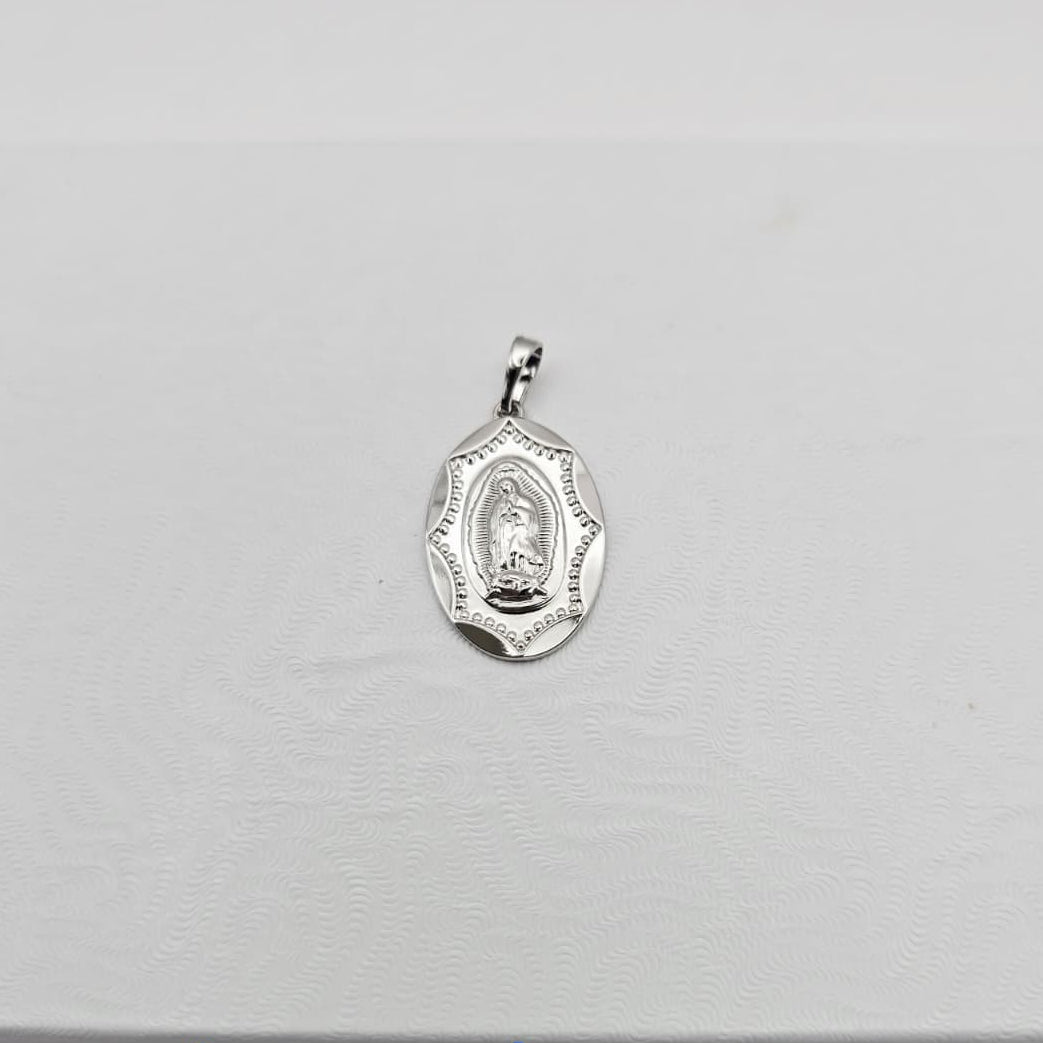 Virgen de Guadalupe Plateada xp