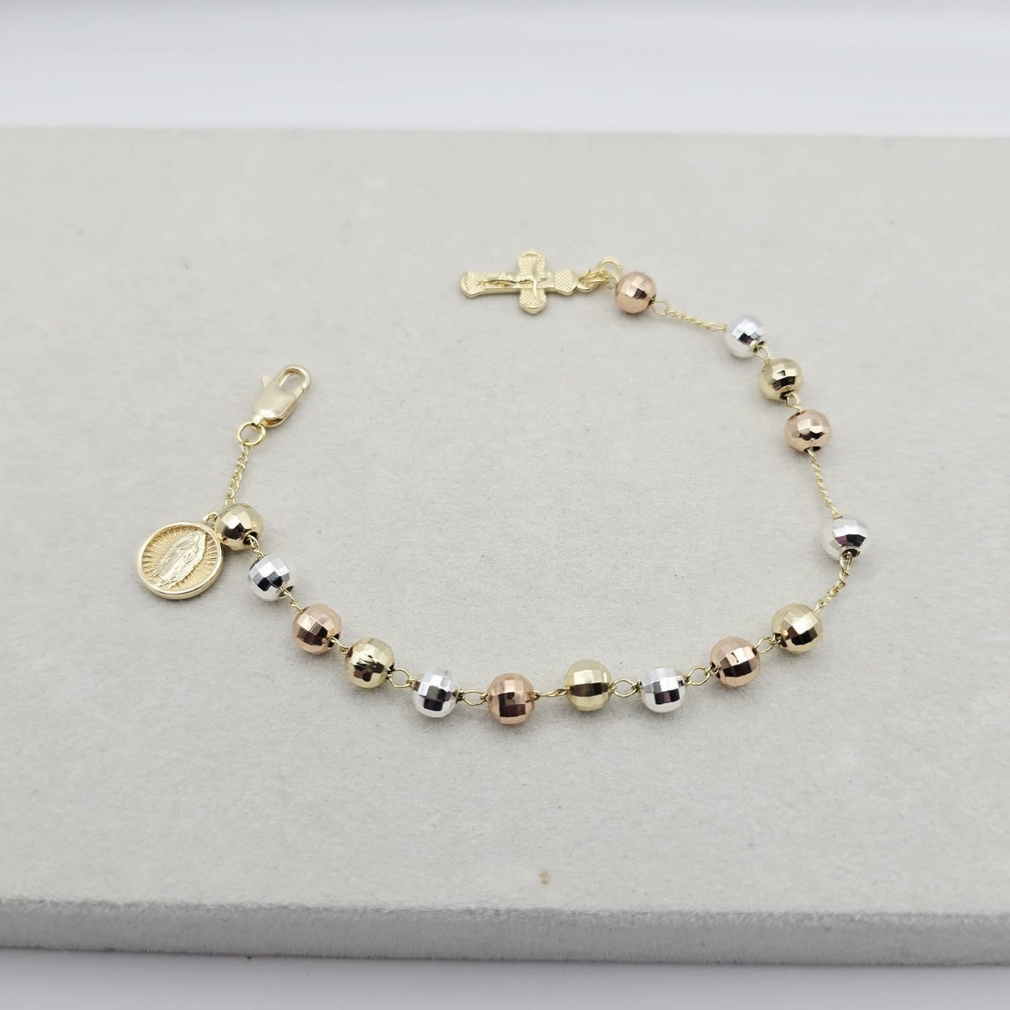 Denario 3 Oros Virgen de Guadalupe