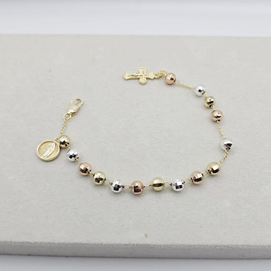 Denario 3 Oros Virgen de Guadalupe