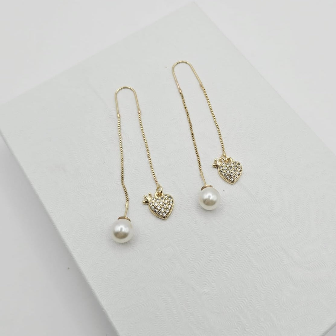 Aretes Violadores Corazón