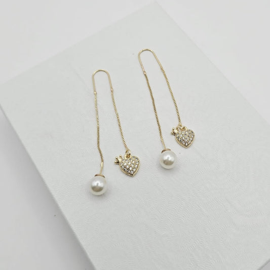 Aretes Violadores Corazón