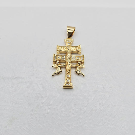 Cruz Caravaca Mediana, Color 18k