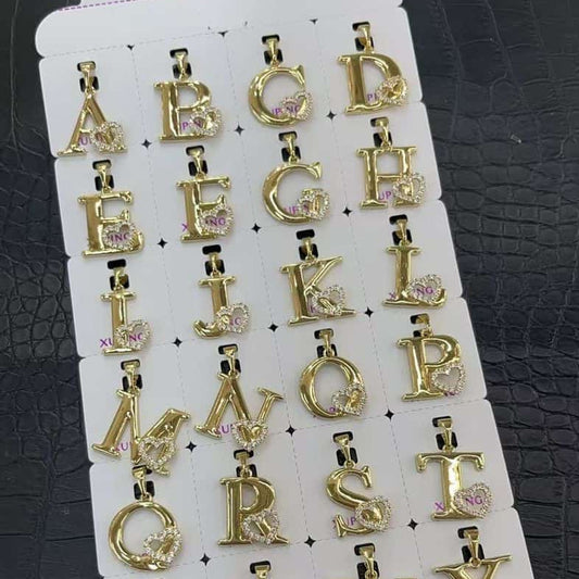 Letras xp Oro Laminado 14k