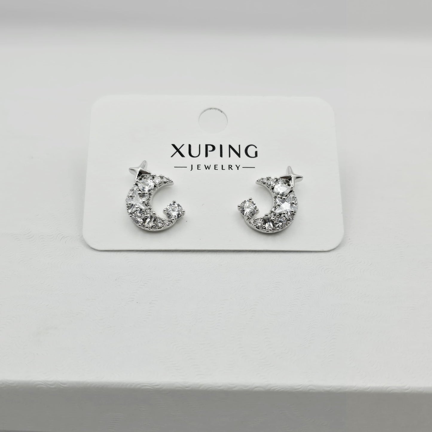 Aretes Lunas Plateadas xp