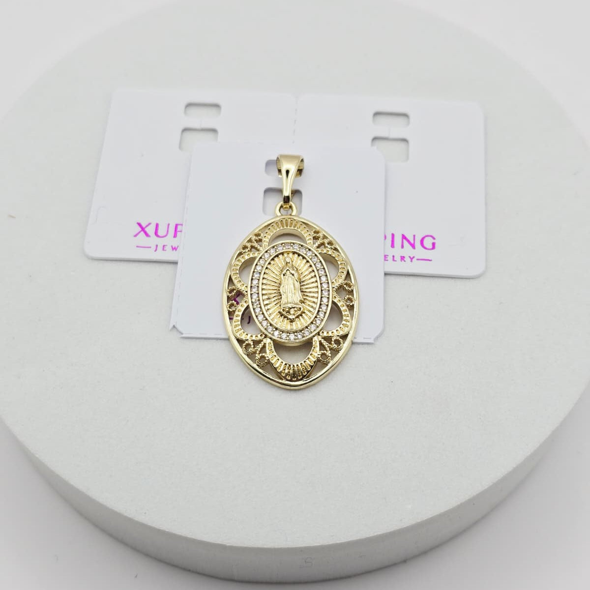 Dije Virgen de Guadalupe Zirconias xp