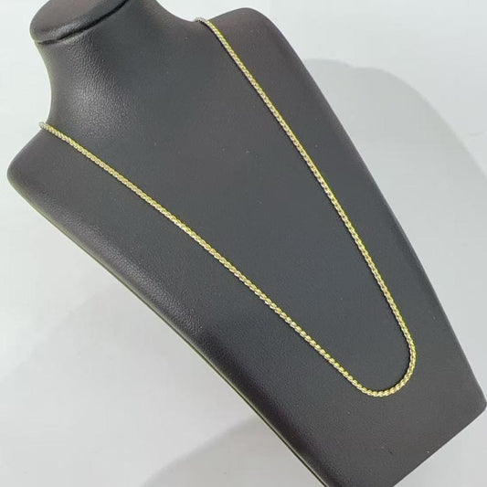 Cadena Trenzada 18" Acero Inoxidable