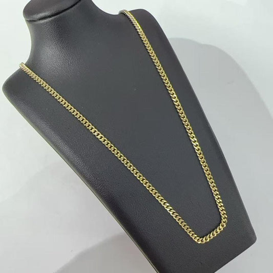 Cadena Cubana 18" xp Acero Inoxidable