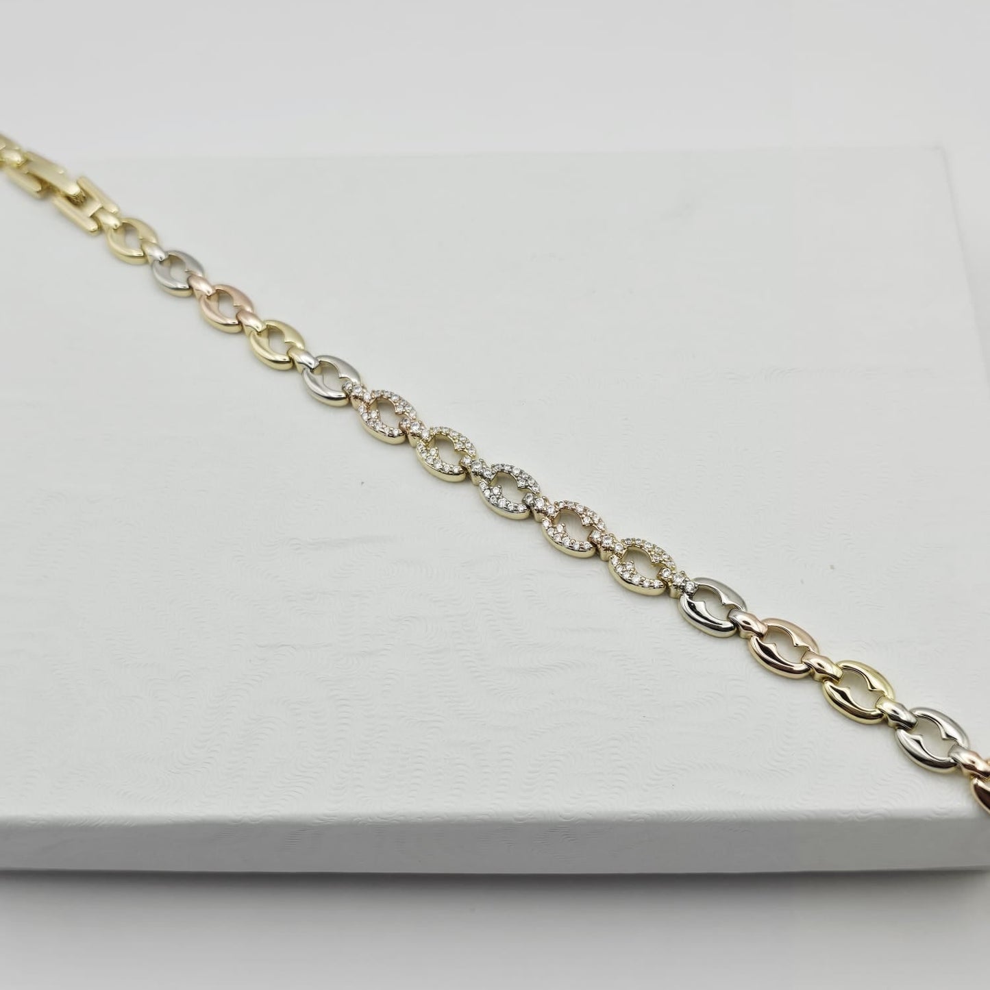 Pulsera 3 Oros xp 17+2cm