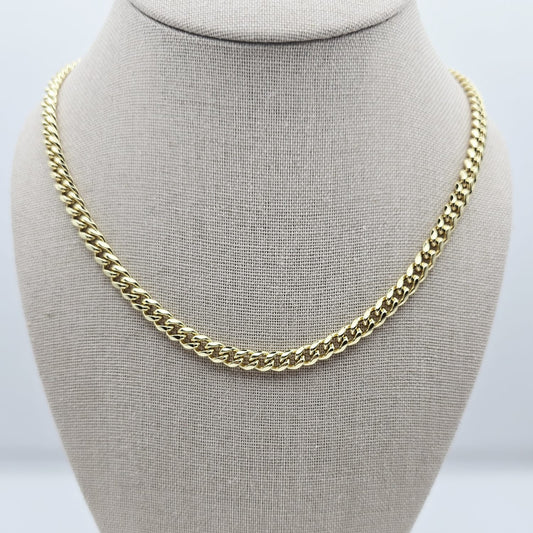 Cadena Cubana 14k 20" xp