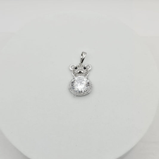 Dije Oso Plateado xp