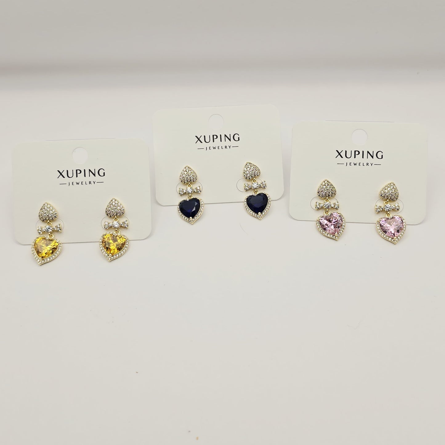 Aretes Corazón Zirconias xp