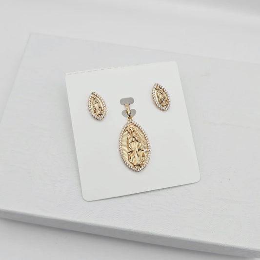 Set Virgen de Guadalupe xp Rose Gold