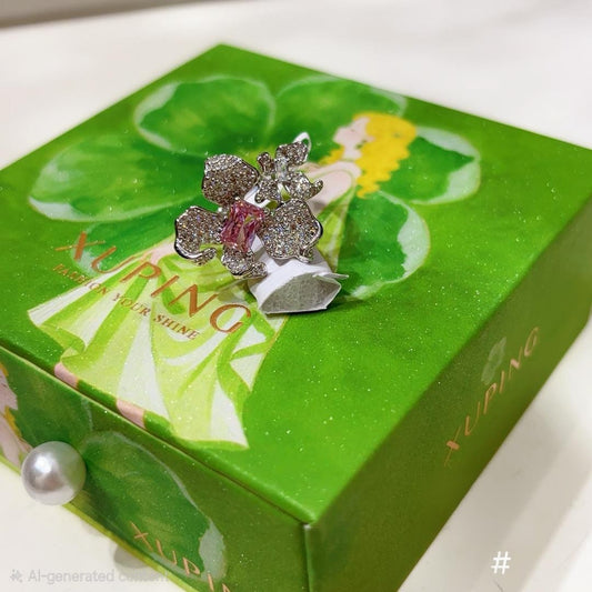 Anillo Piedra Rosada xp