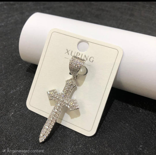Cruz Zirconias Color Plata xp