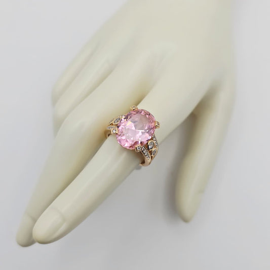 Anillo Rosado Gold Rose xp