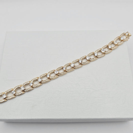 Pulsera Brillantes Gold Rose xp