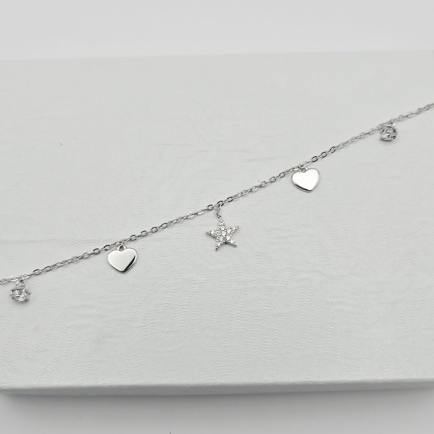 Pulsera Estrellas y Corazones xp
