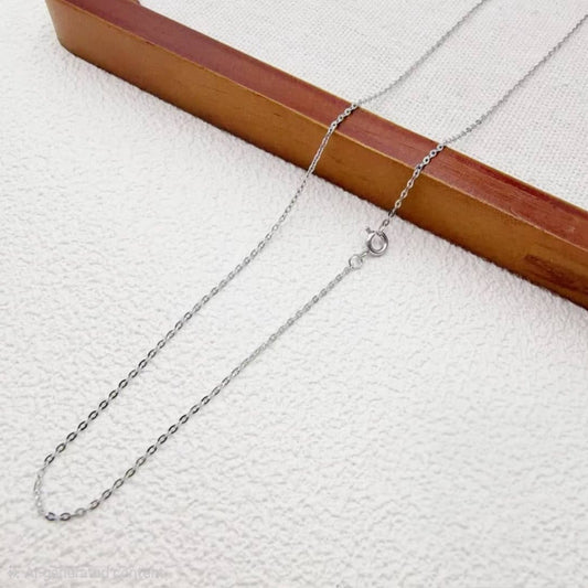 Cadena Delgada Plata xp 18"