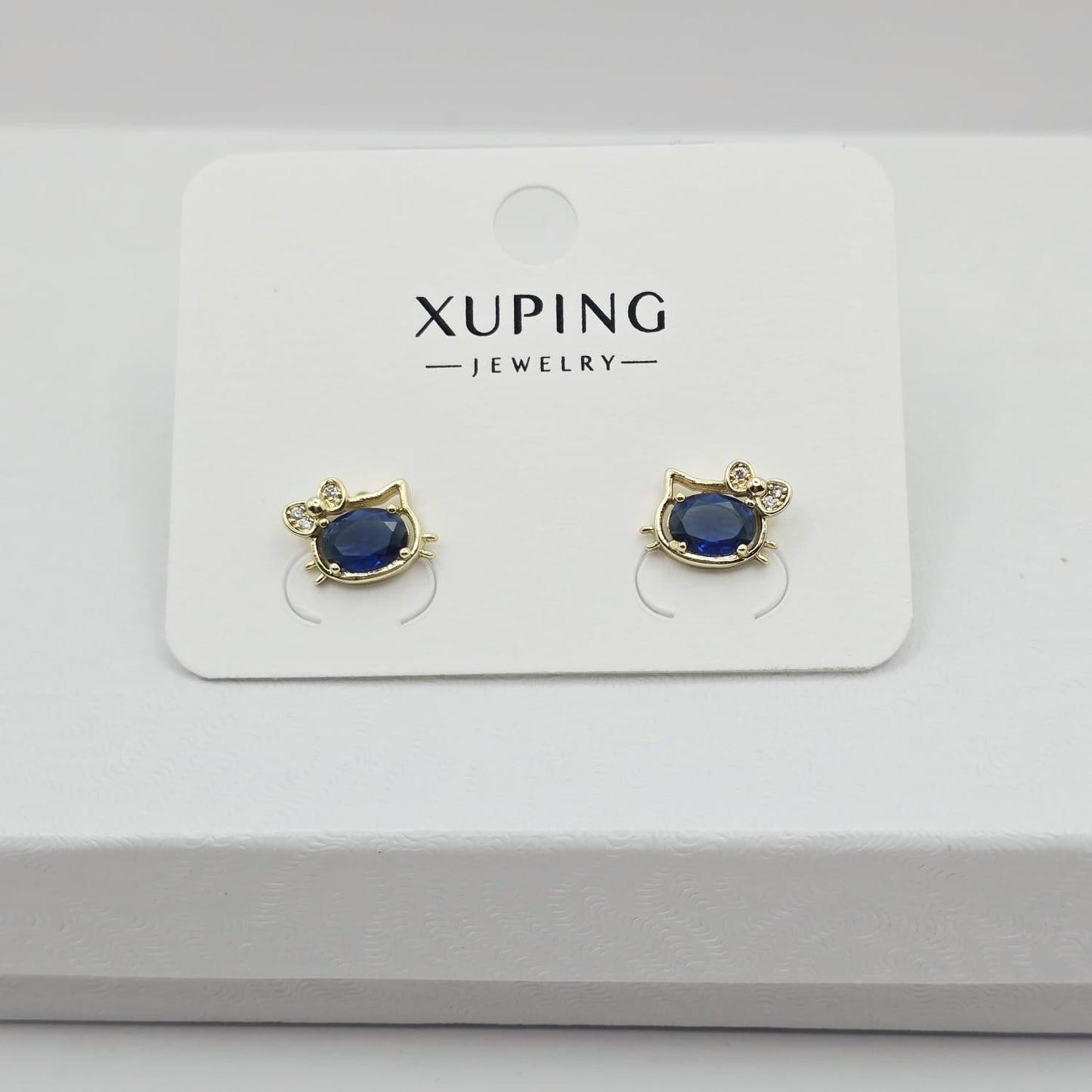 Aretes Gato Azules xp