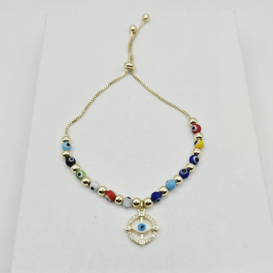 Pulsera Ajustable Ojitos