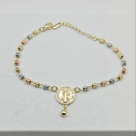 Pulsera 3 Oros San Benito