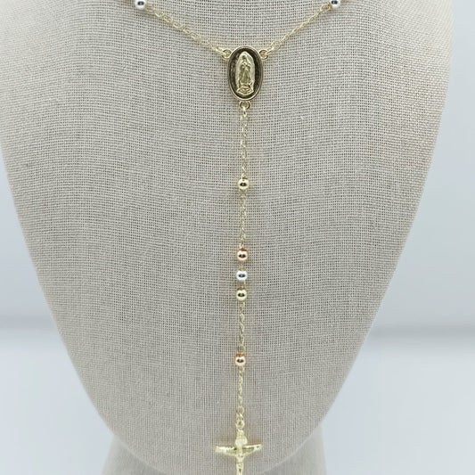 Rosario 3 Oros Virgen de Guadalupe 24" 4N