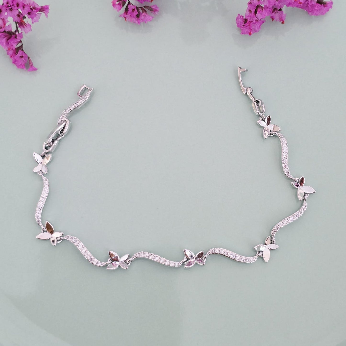 Pulsera mariposas Plateadas xp