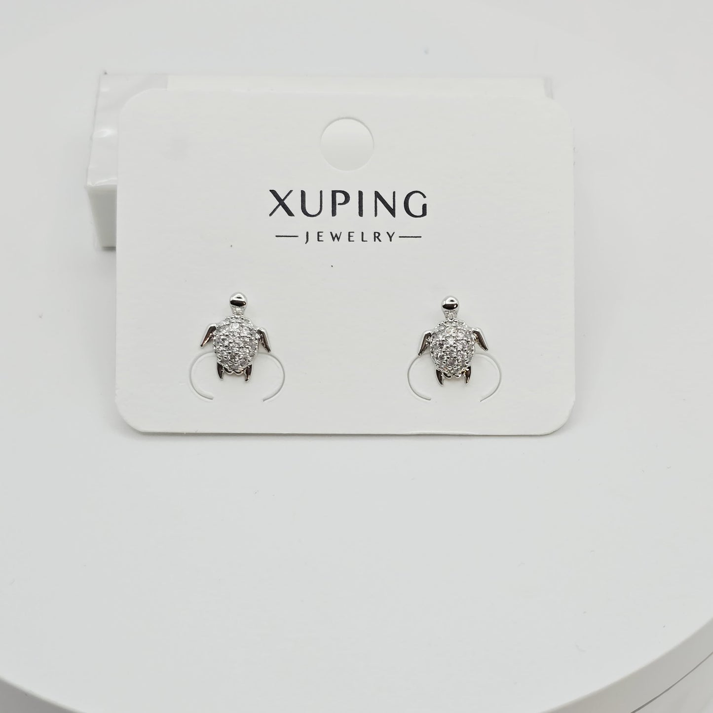 Aretes Tortugas Plateadas Pequeñas xp