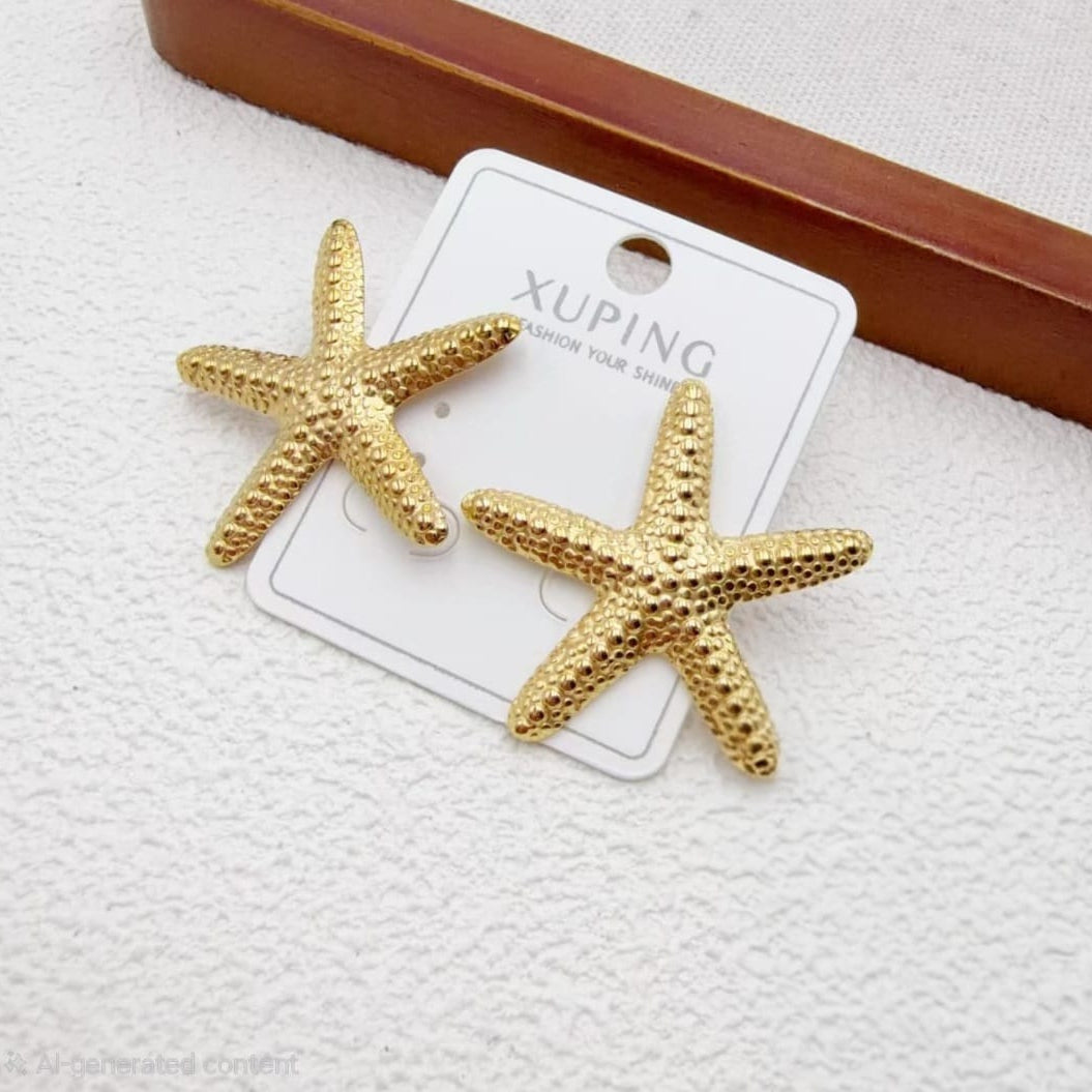 Aretes Estrella xp Acero Inoxidable