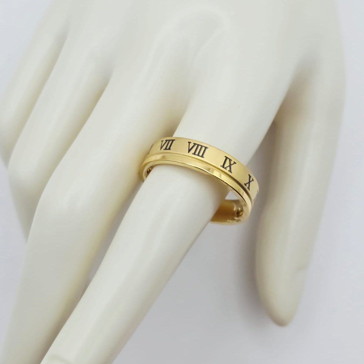 Anillo Números Romanos xp Acero Inoxidable