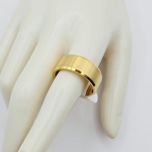 Anillo Dorado xp Acero Inoxidable