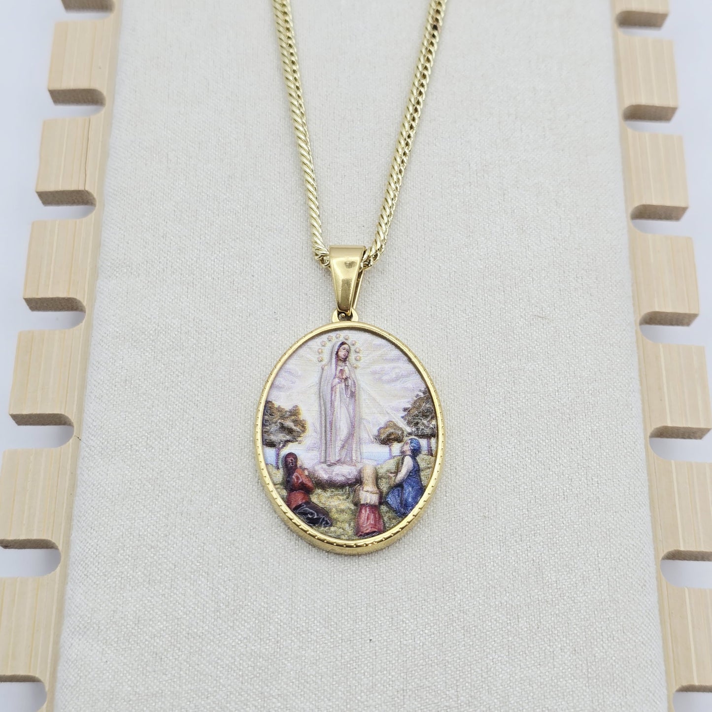 Dije Virgen de Fátima xp