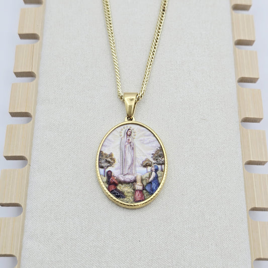 Dije Virgen de Fátima xp