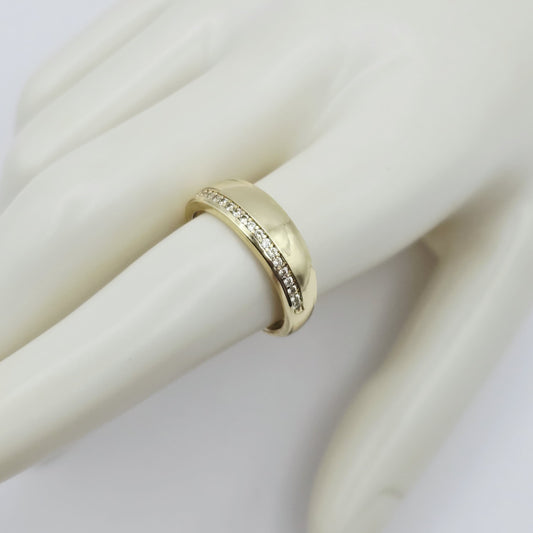 Anillo Dorado Zirconias xp