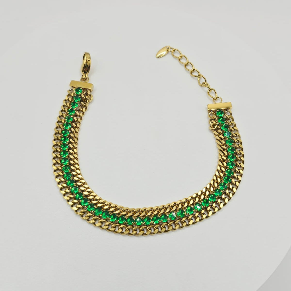 Pulsera 3 Cadenas xp Acero Inoxidable