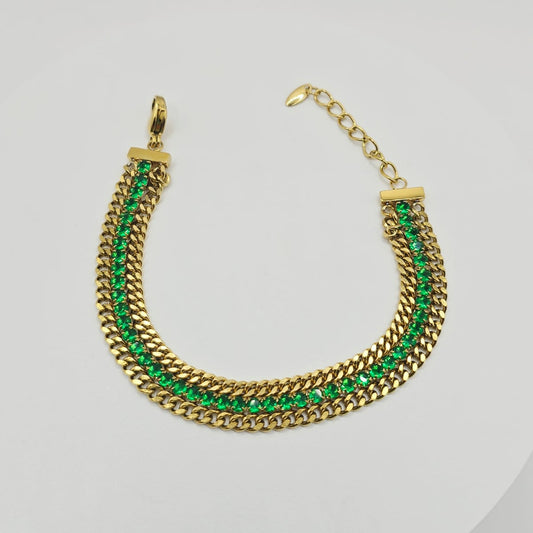 Pulsera 3 Cadenas xp Acero Inoxidable