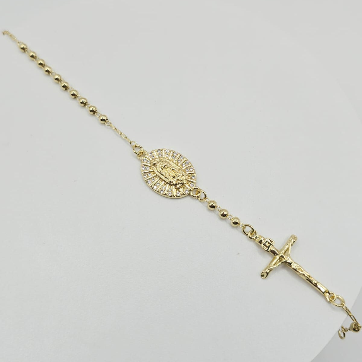 Denario Virgen Zirconias