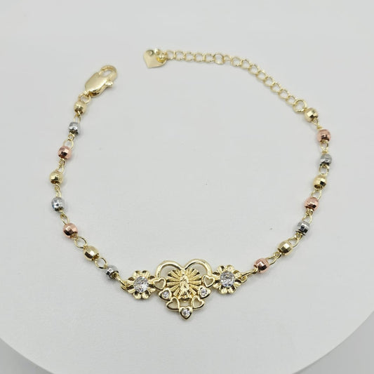 Pulsera 3 Oros Virgen