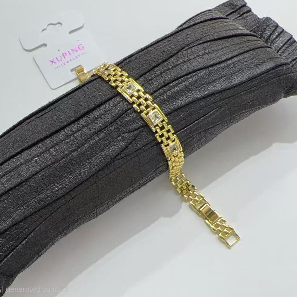 Pulsera Dorada con Piedras xp