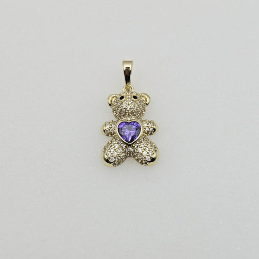 Oso Corazón Morado xp